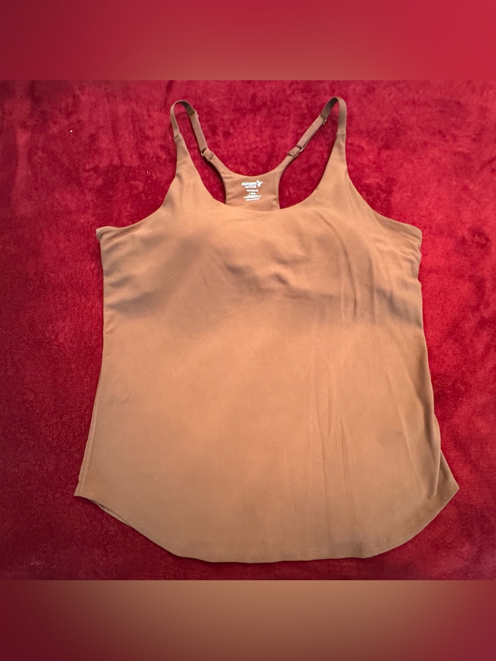 Old Navy Scoop Neck Racerback Cami - Tan Brown